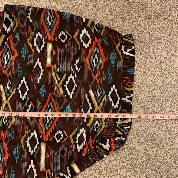 Show Me Your Mumu Brown Aztec Camisole Poncho - Picture 9 of 10